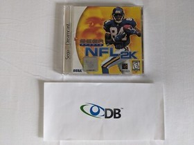 Sega Dreamcast - NFL 2K - Truly 100% Complete & Original Sale Receipt