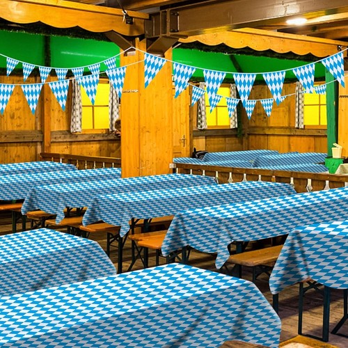 2 Stück Oktoberfest Tischdecke Bayerische Tischdeko, 137 x 274 cm Oktoberfest... - Bild 6 von 8