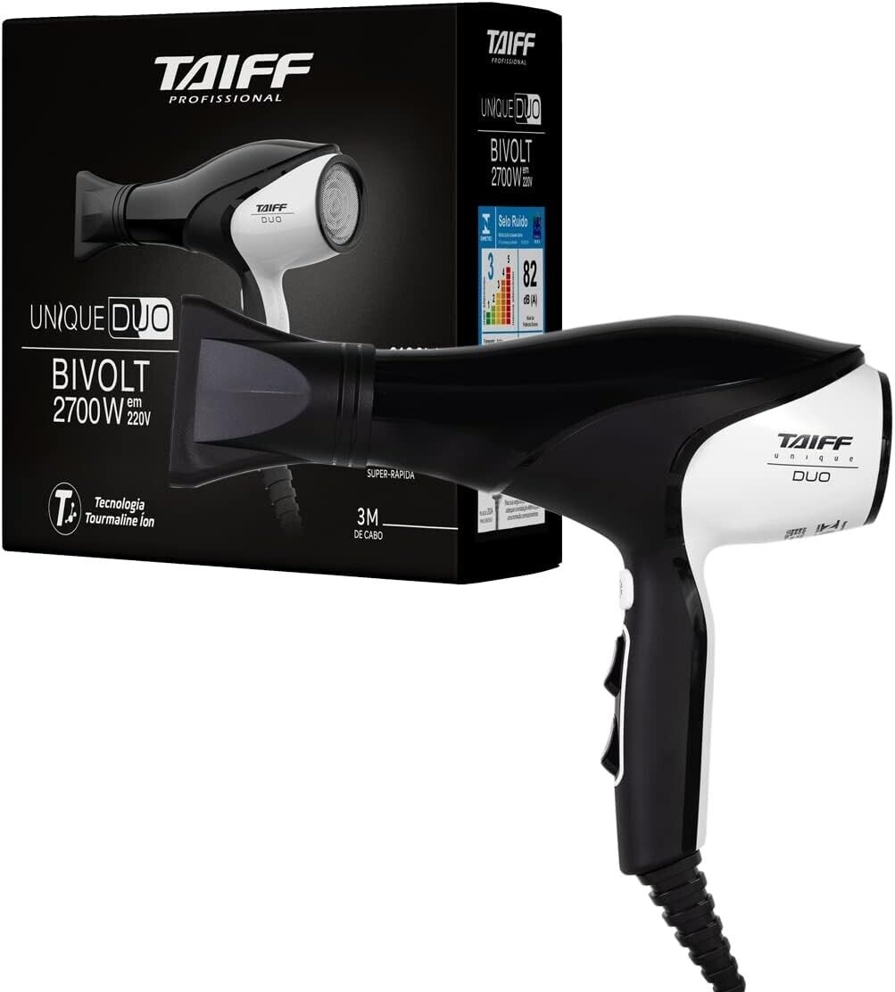 Secador para Cabeleireiro Unique DUO 2700W - Taiff Taiff Secadores