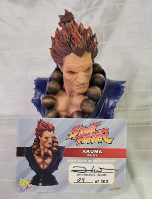 SIGUMA❗️スキンダプサス　マリポサ Street Fighter Pop Culture Shin Akuma /Akuma Statue Bust