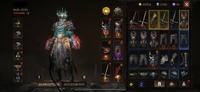 Diablo Immortal paragon 32 high end 1450