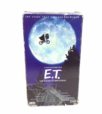 E.T. The Extra Terrestrial VHS 1982/1988 Green Flap and Black Tape Spielberg