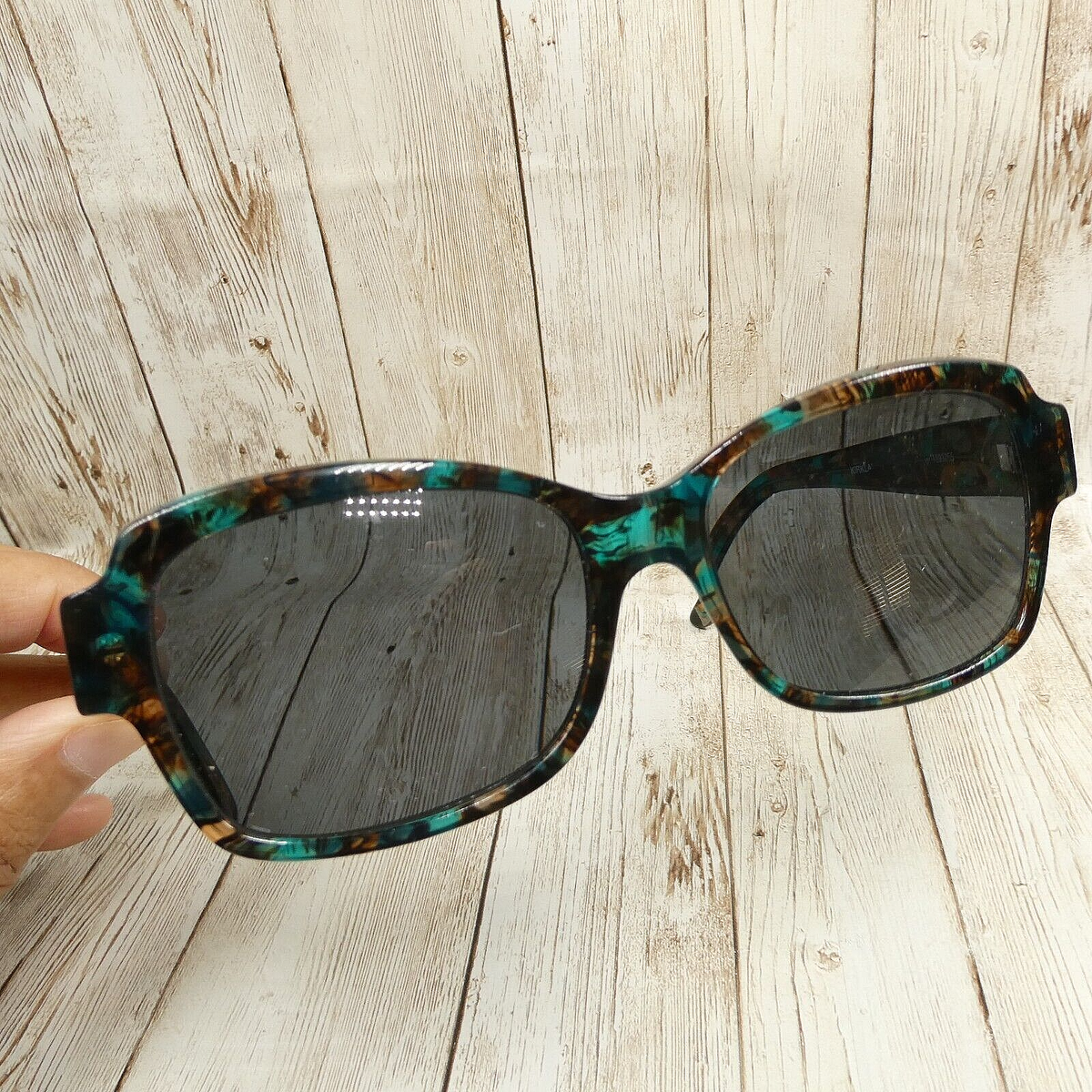 Kirkland signature TAYLOR blue tortoise Sunglasses greyish purple lenses. Taylor Polished Black Eyewear for Everyday Style – KayTran  main image 2