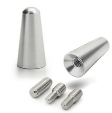 Premium ALU Mini 3cm Kurzstab für viele Fahrzeuge Stab Antenne Auto Radio