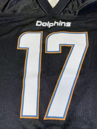 Ryan Tannehill #17 Miami Dolphins NFL Nike Boys Black Game Jersey Size Large - Bild 2 von 9