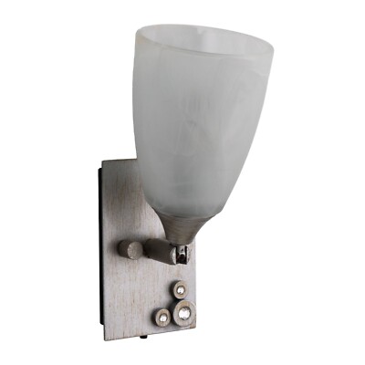 RecPro RV 12V Interior Swivel Wall Sconce with Crystal Design Reading Lamp Light