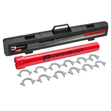 13 Piece Automotive Tie Rod Service Tool Kit With Sae Metric Adapters