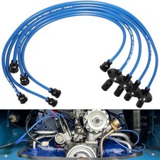 7mm Blue Silicone Ignition Plug Wires Set 00-9407-0 Spark Plug Wire Set For Vw 7mm Blue Silicone Ignition Plug Wires Set 00-9407-0 Spark Plug Wire Set For Vw