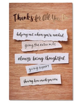 Thank You Card (Appreciated)