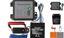 12V Trailer Breakaway Kit, Trailer brake controller with LED Test Light /