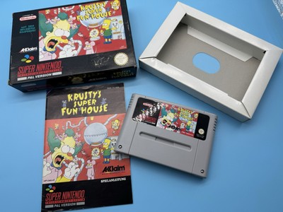 Krusty`s Super Fun House (Super Nintendo) SNES Spiel in OVP - GUT