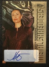 2022 Skybox Metal Universe Champions Maria Sharapova Gold Auto 1/10 1st On Print