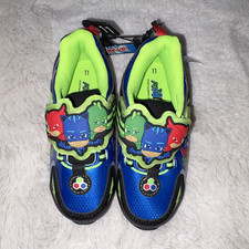 PJ Masks Unisex Kids Light-Up Hook Loop Low Top Sneakers US 11