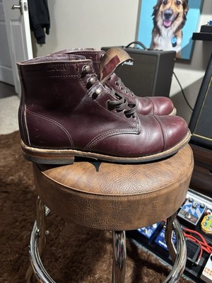 Redwing Men s 1,000 Mile Boots With 950 Miles Left On Them! Size 12d Burgundy.