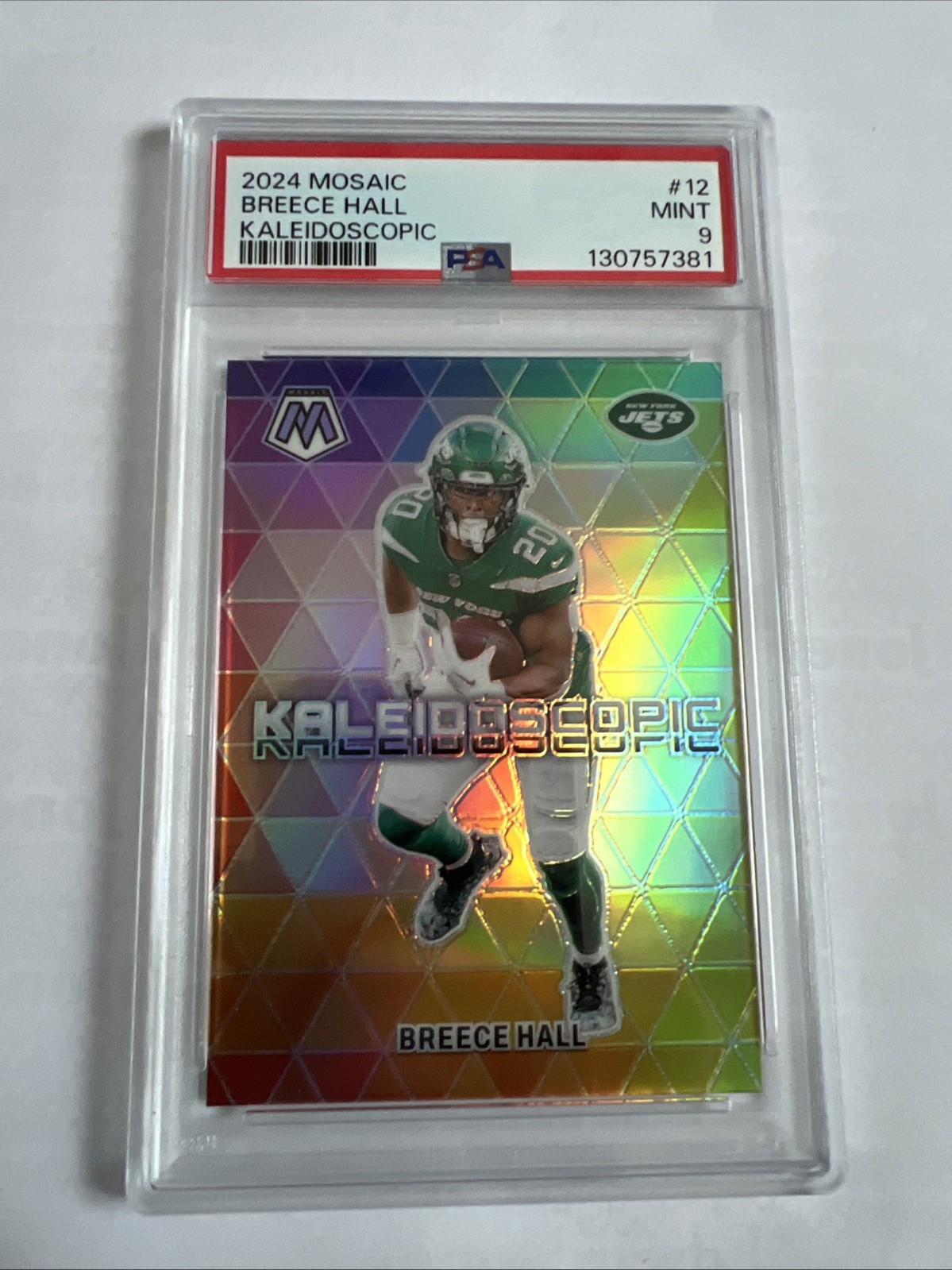 2024 Panini Mosaic - Kaleidoscopic Breece Hall #12