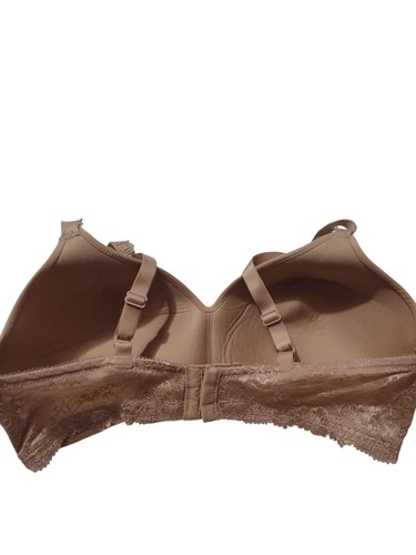 WACOAL Level Up Chantilly Lace Wirefree Contour Bra 856369 Nude 36DD - Picture 5 of 5