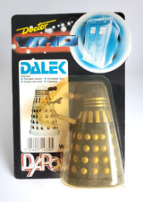 Doctor Who DAPOL BLACK/GOLD DALEK Figure Dr VINTAGE CLASSIC