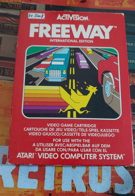 Freeway (Activision 1981) ATARI VCS (Modul, Manual, Box) works 8-bit (cardboard)