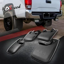 4Pc ABS Wheel Mud Flaps Splash Guards Front+Rear Set For 05-15 Toyota Tacoma 4X4