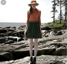 Anthropologie Maeve fit and flare skirt