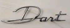 Rare Original 1963 Dodge Dart Script Emblem Chrome Badge Oem Vintage Mopar 2pins Rare Original 1963 Dodge Dart Script Emblem Chrome Badge Oem Vintage Mopar 2pins