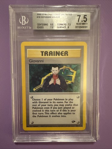 Giovanni (Unlimited) graded BGS 7.5 for sale on eBay