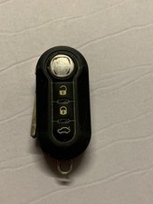 GENUINE FIAT 3 BUTTON REMOTE FLIP CAR KEY FOB 
