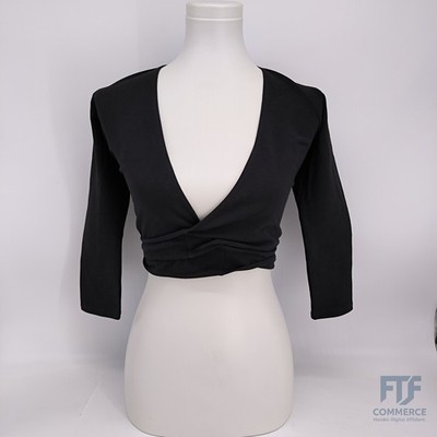 Capezio Cross-Over Top, S Black, Small