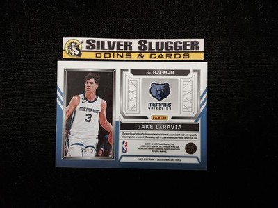 2022-23 Jake LaRavia Panini Obsidian Patch Auto Red /5 RC RPA 