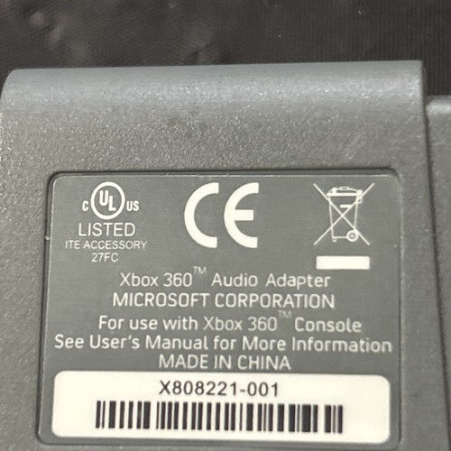 Xbox 360 Audio Adapter RCA Optical Adapter X808221-001   Pre-Owned/Used - Picture 3 of 7