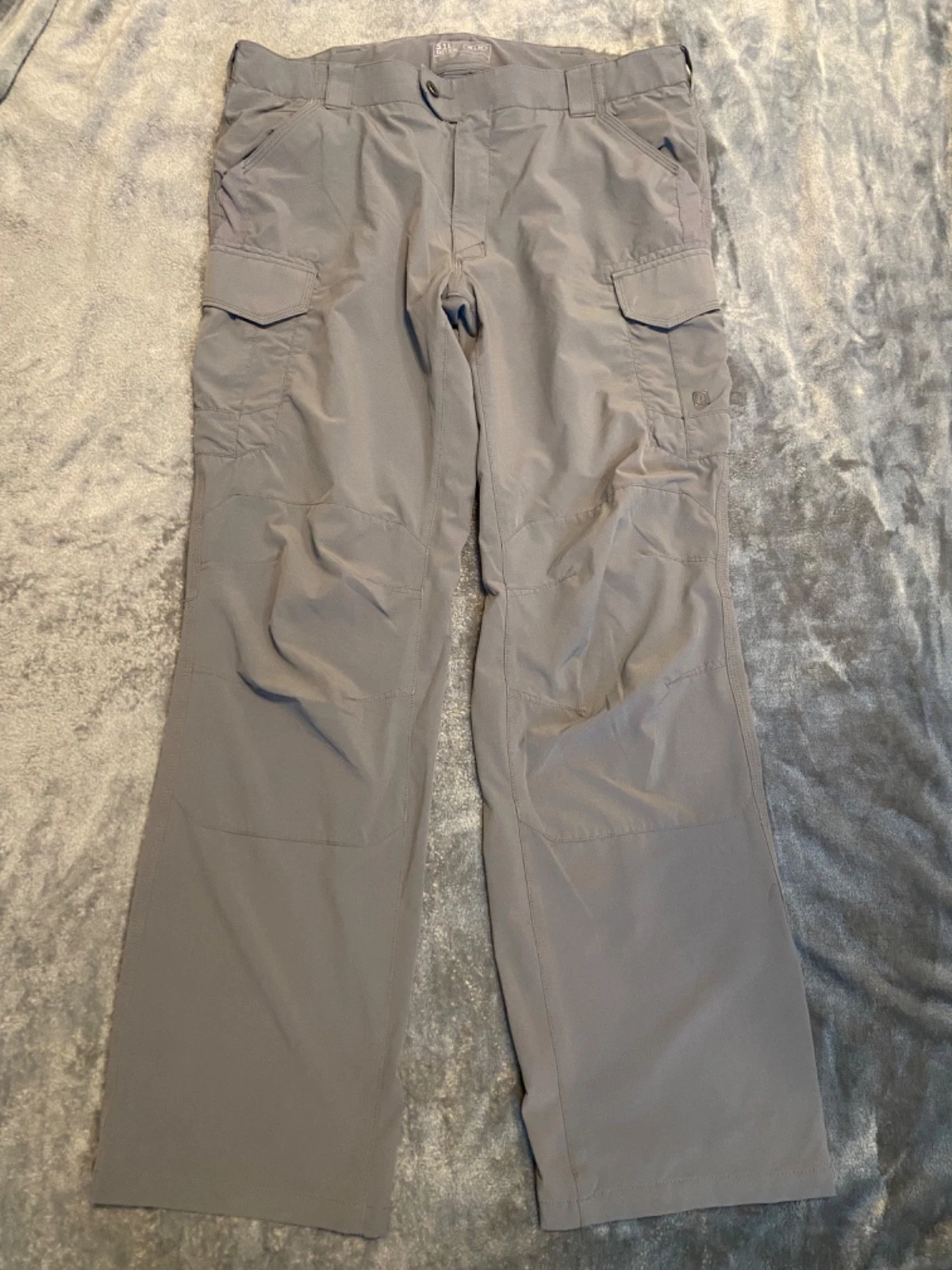 5.11 Tactical Men's RipStop Gray Cargo Stretch Pant Outdoor Work Utility 40x34