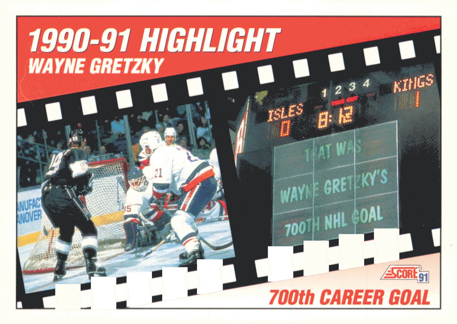 Wayne Gretzky #303 Hockey Cards 1991 Score Canadian trading card — raw and PSA graded price guide