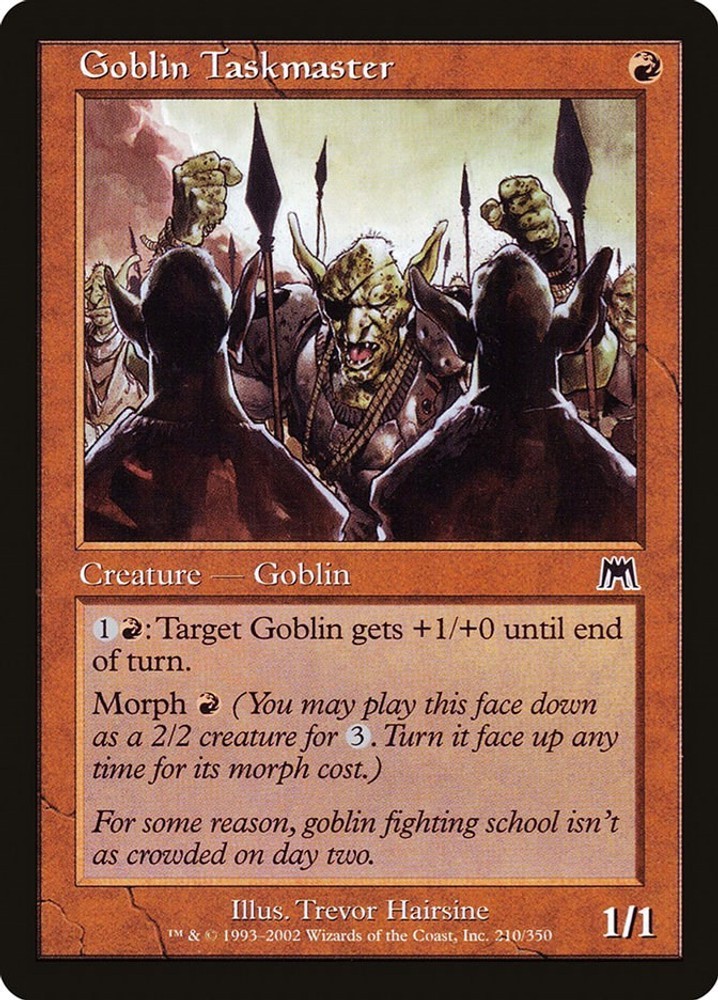 EN Goblin Taskmaster 210 Onslaught Common LP