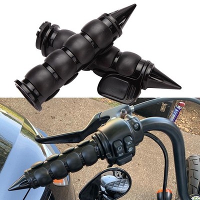 Motorcycle-1'' Hand Grips w/ Throttle Assistant For Harley Sportster 883 1200 XL