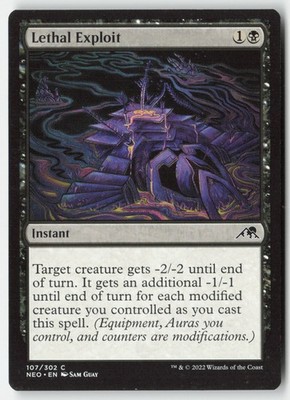 MTG - Lethal Exploit #107 - Regular - NEO Kamigawa: Neon Dynasty