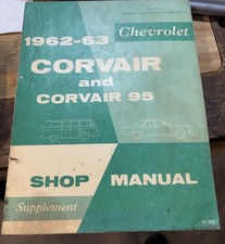 1962 Chevrolet Corvair And 95 Original Shop Manual 62 Repair Service Book 1962 Chevrolet Corvair And 95 Original Shop Manual 62 Repair Service Book