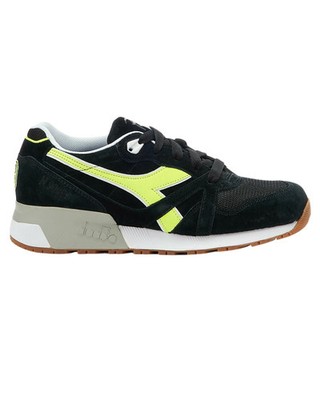 Schuhe Sneaker Diadora N9000 Patta Bobo Vieri 177683 Herren Leder Schwarz