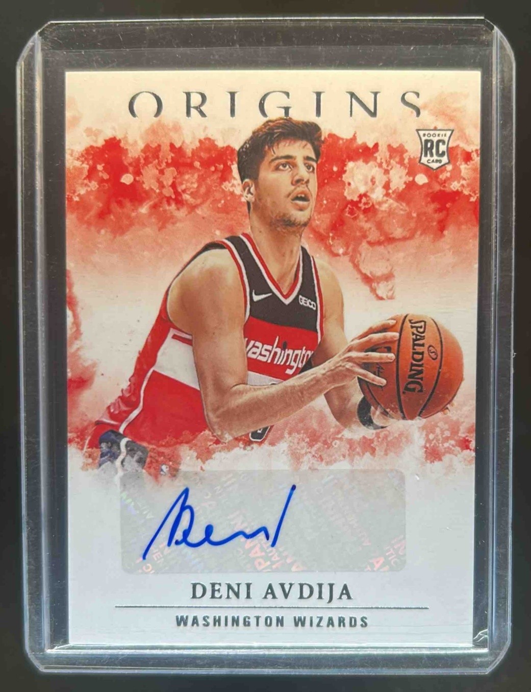 2020-21 Origins Deni Avdija Rookie Auto RC #RA-AVD Wizards