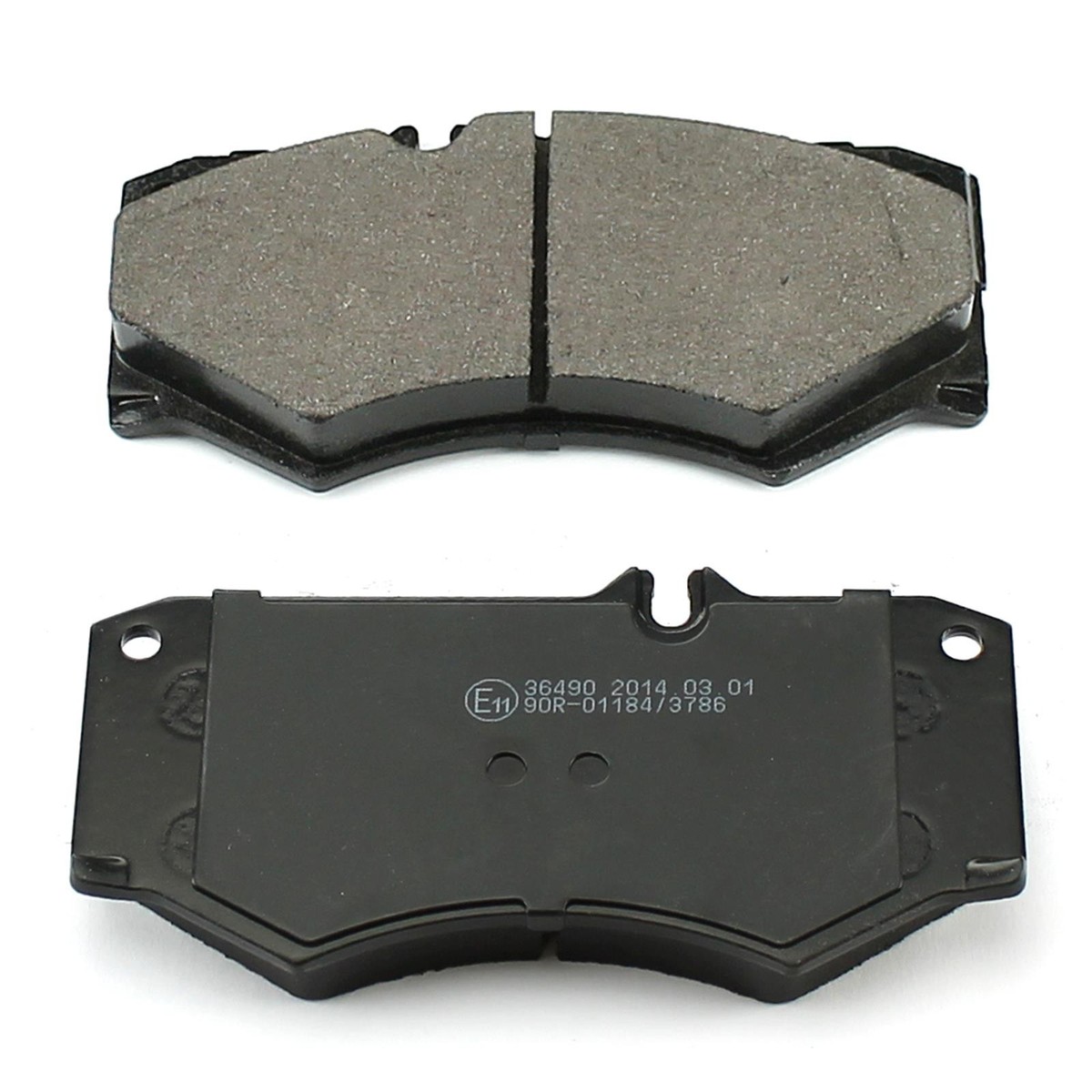 AHL Hintere Bremsbeläge Für Suzuki DL 1000 V-Strom 2002-2010 - Halbmetallisch, 86.3x41.4x10.2mm