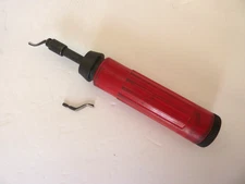 Vargus Shaviv Red Handle Deburring Tool Burr Removal