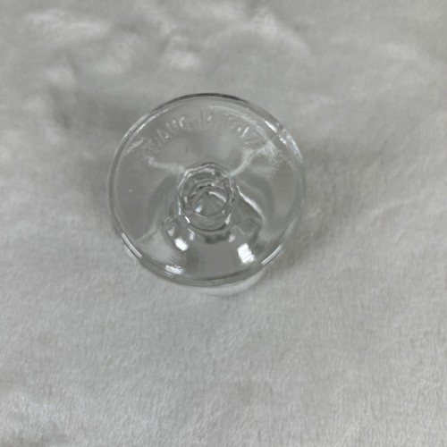 Vintage Antique Clear Thick Manganese Glass Optical Eyewash Care Cup Glows Chrty - Picture 6 of 9