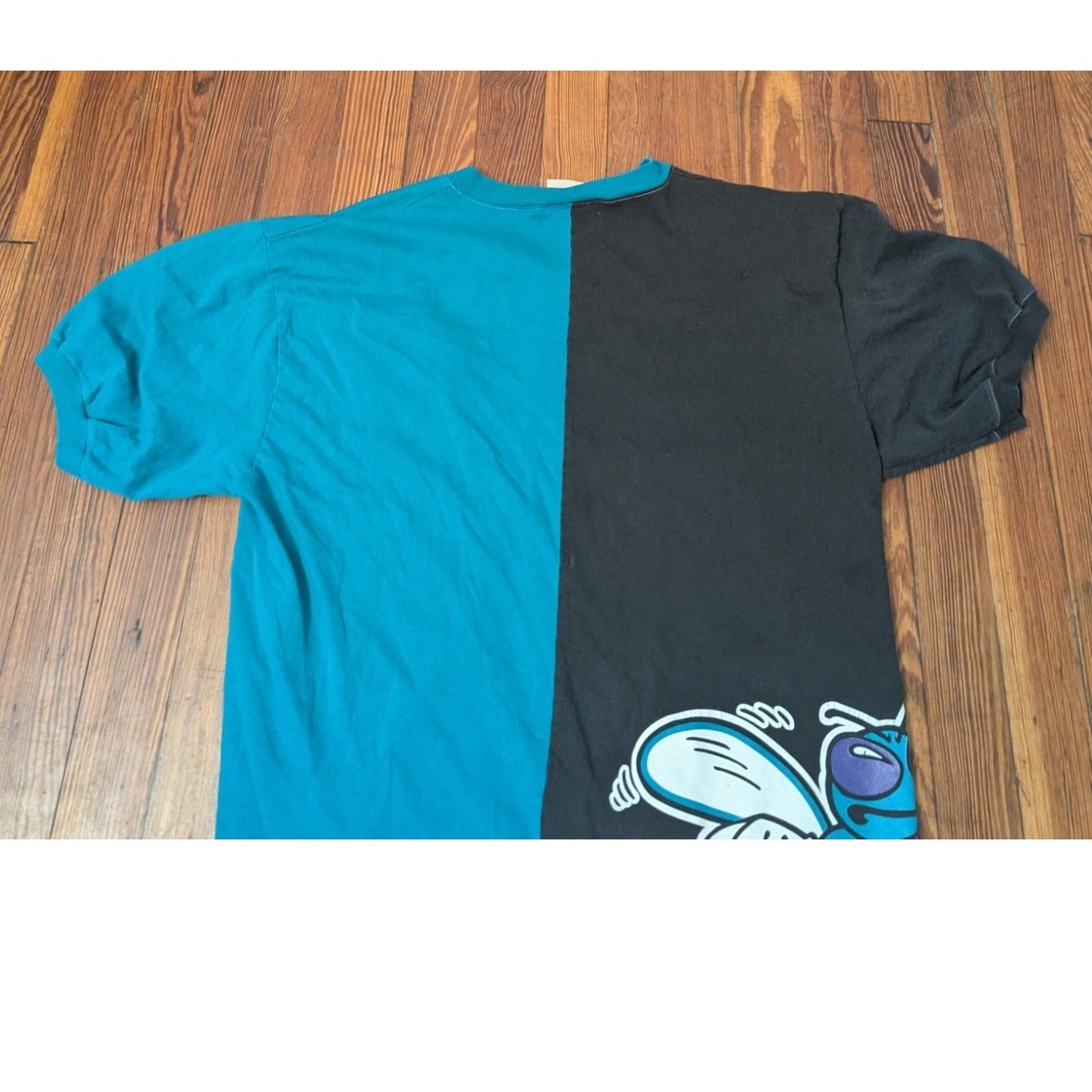 ALTRA Camicia vintage TP Charlotte Hornets uomo grande colorblock