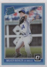 2018 Donruss Optic Rated Rookie Carolina Blue Prizm 14/50 Walker Buehler #41 7j5