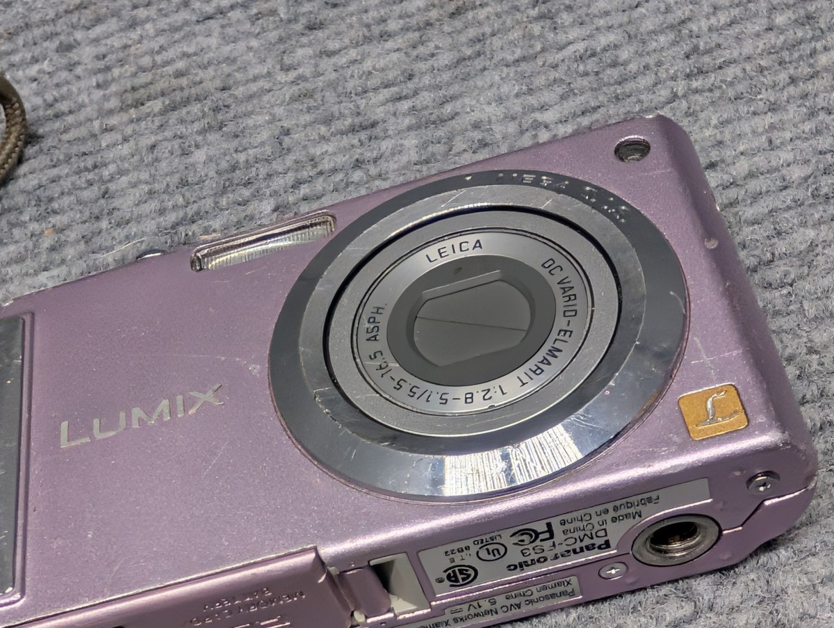 Panasonic Lumix DMC-FS3 8.1MP Compact Pink Rose Digital Camera