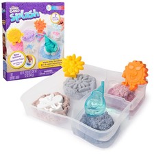 Splash, Water Play Sandbox with 12oz Color-Change Play Sand, 4 Molds Tray ...