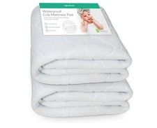 Newton 2pack Waterproof Mattress Crib Mattress Pad 100 Breathable 2002WHT