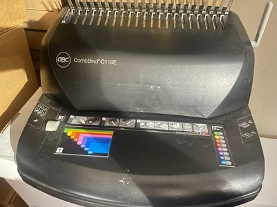 GBC CombBind C110e Electric Binding Machine | up to 15 sheets at a time(J)