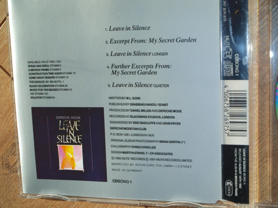 Depeche Mode Leave In Silence - Bild 3 von 4