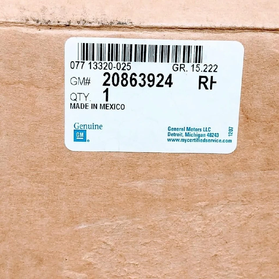 GM 20863924 se adapta a Chevrolet Captiva Sport 2012-15 compartimento de almacenamiento interior derecho Foto 4 de 4