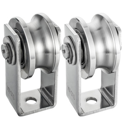 Stainless Steel Cable Pulley Wheel with Bearings for Smooth Operation